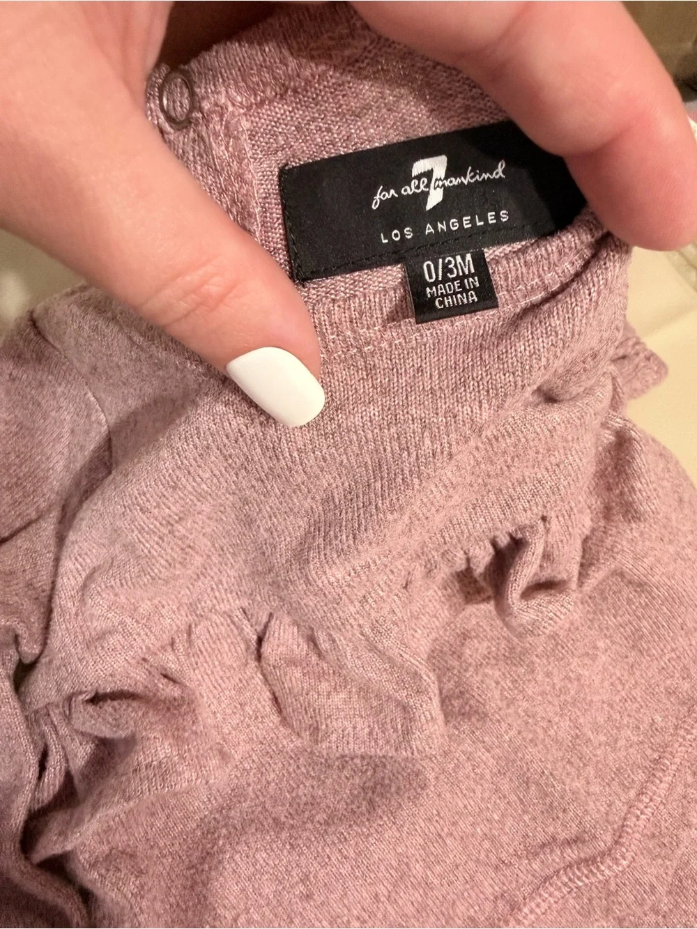 7 For All Mankind soft mauve